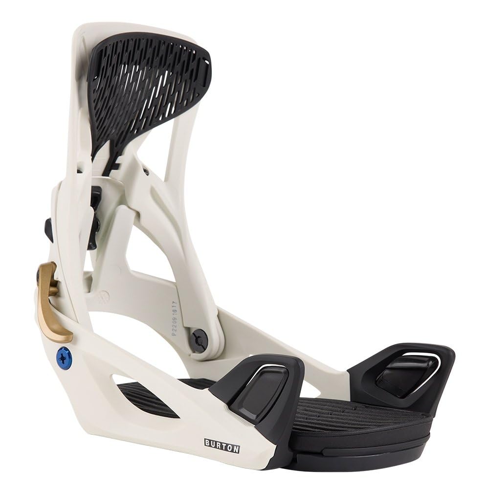 Burton Womens Escapade Re:Flex Step On Snowboard Bindings (Large (9-11), White/Gold)