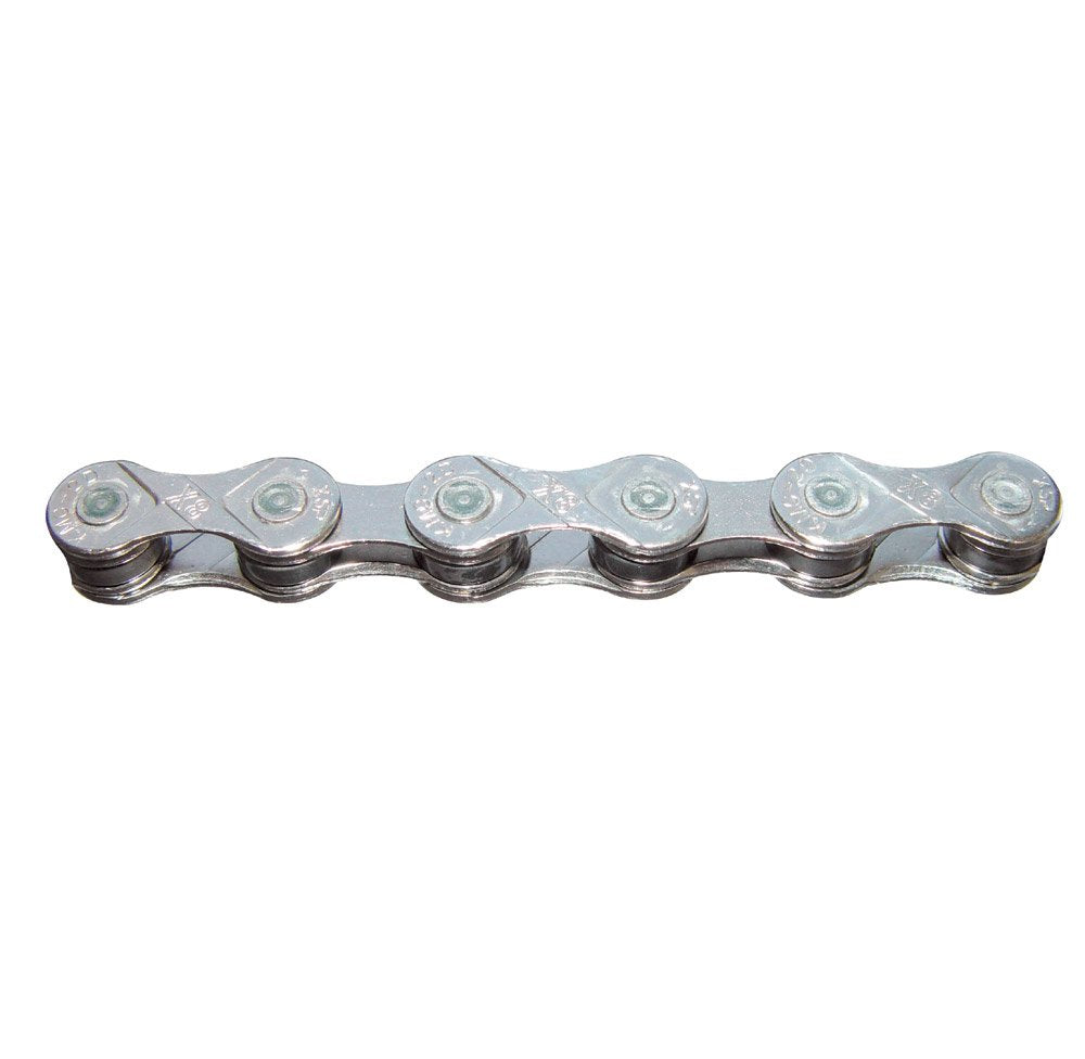 Kmc X8 8-Speed Silver X-Series Bicycle Chain Compatible With Shimano, Sram, Campagnolo And All Major Systems