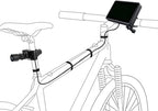 Feisike Handlebar Bike Mirror, Bicycle Rear View Camera With 4.3'' Hd Night Vision Function, 145    Wide Angle View, Adjustable