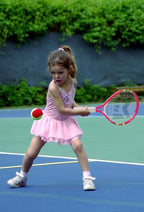 Insum 17'' Junior Toddler Tennis Rackets For Little Kids Tennis Racquet For 2-4 Years (17Inch-Pink)