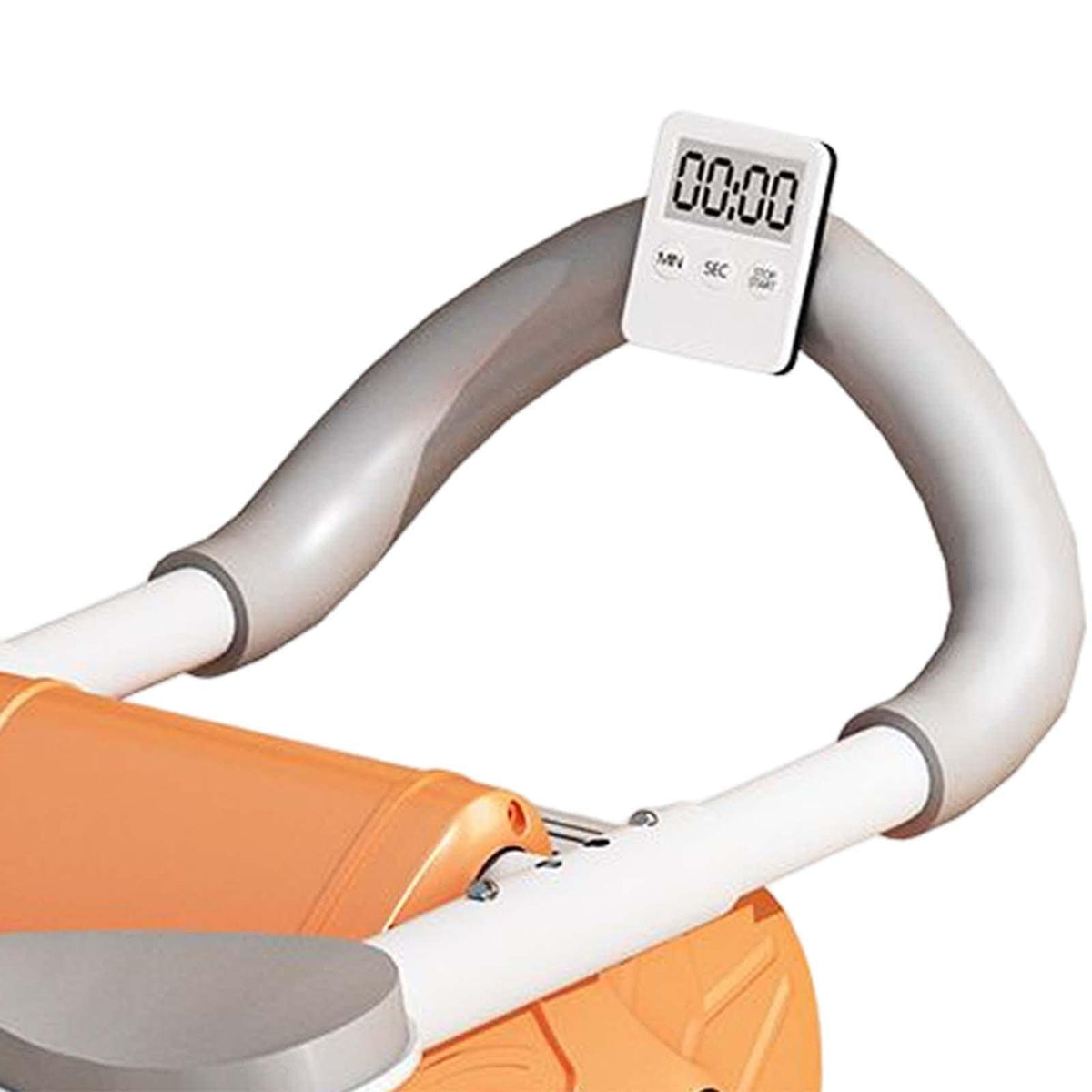 CLUB BOLLYWOOD Professional Ab Roller Wheel Ab Machine Home Gym for Women Men Exercise Orange Timing Adjust | Sporting Goods | F