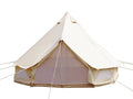 Cotton Outdoor Luxury Canvas Camping Bell Tent Survival Hunting Glamping 16Ft(5M) 8-10 Persons