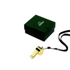Coach Whistle, Gold Plated 2.125'' H X 1'' W