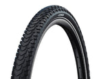 Schwalbe Marathon Mondial Tyre, Black/Reflective, V-Guard Folding, 28X2.25 (57-622)