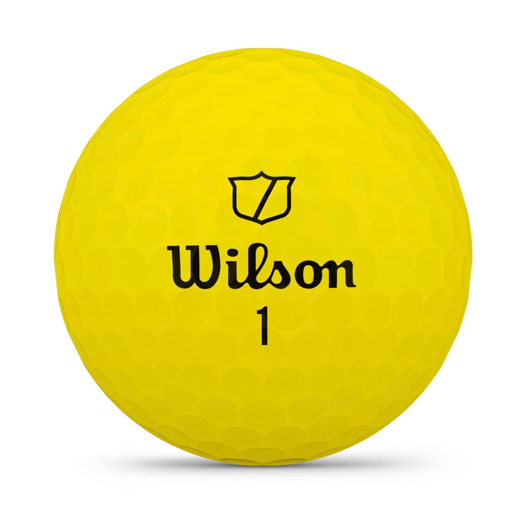 Wilson 2025 Triad Golf Balls - Yellow, 12 Balls