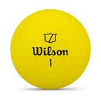 Wilson 2025 Triad Golf Balls - Yellow, 12 Balls