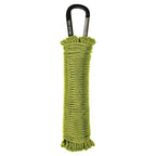 Gear Aid 325 Paracord And Carabiner, Utility Cord For Camping And Hiking, Nav Green, 50 Ft