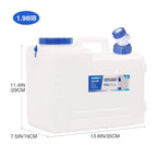Redcamp 4 Gallon Portable Water Container With Spigot, Water Storage Camp Water Jug For Camping Outdoor Hiking 15L Update