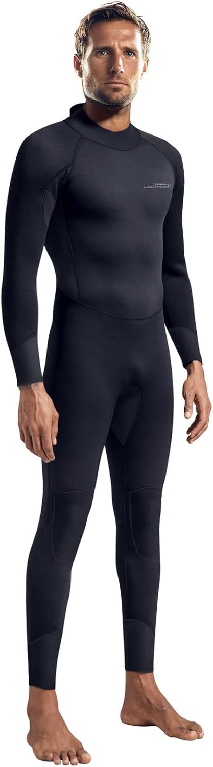 Dark Lightning Full Body Wetsuits For Men,Wet Suit For Men Cold Water Swimming,Mens Diving Surfing Snorkeling Kayaking Triathlon