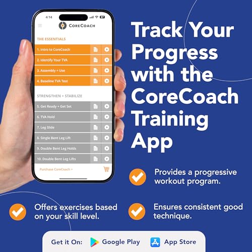 Corecoach Core Strengthening Biofeedback Device For Lower Back Pain Relief, Strength & Stability