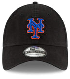 New Era New York Mets Core Classic Black 9Twenty Adjustable Hat : Osfm