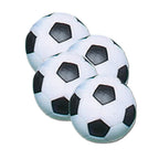 Fat Cat Foosball/Soccer Game Table Soccer Balls: 36 Mm Regulation Size Foosballs, Black/White, 4 Pack