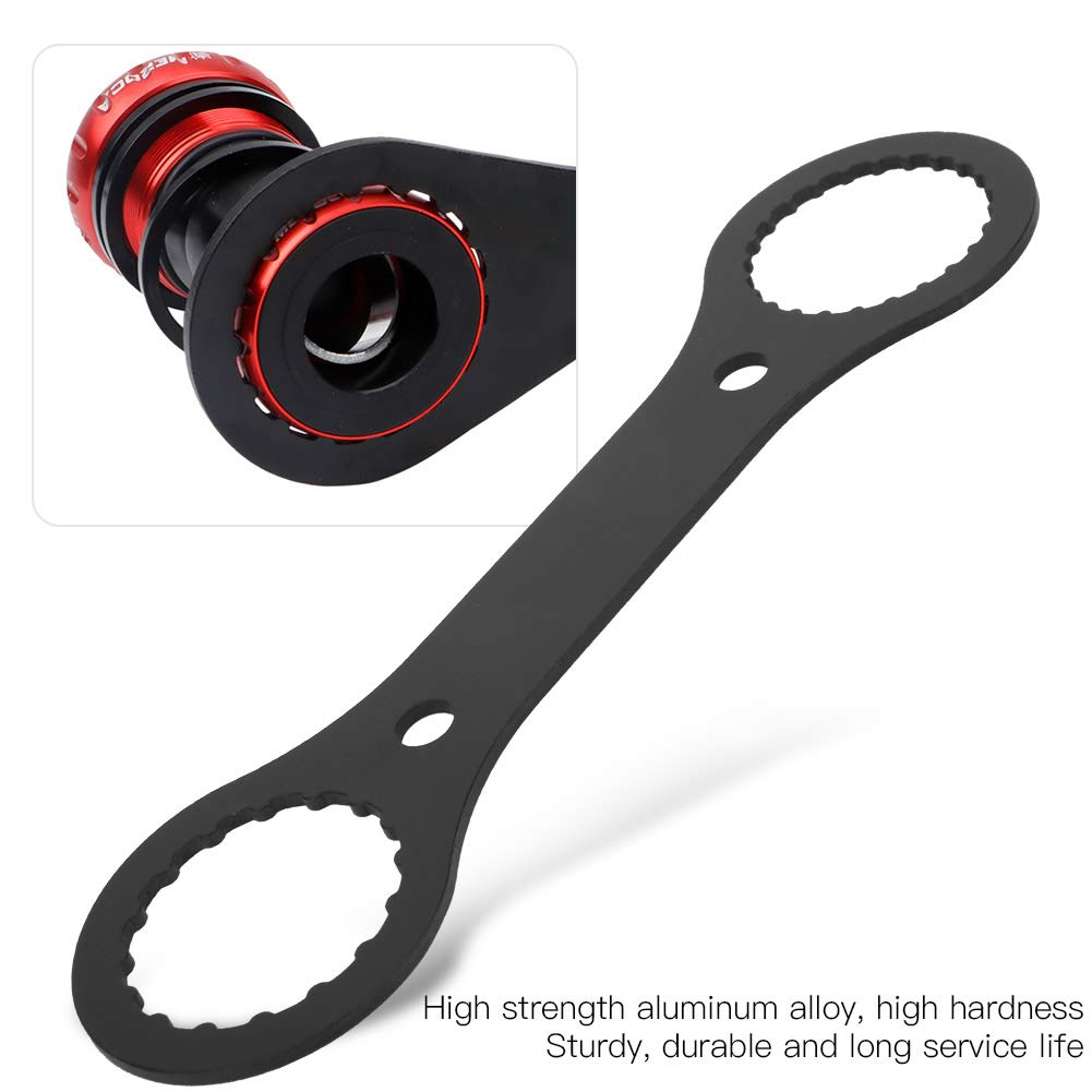 Ejoyous Bike Bottom Bracket Wrench, Aluminium Alloy Bicycle Bracket Spanner Hollow Crankset Install Disassemble Tool Cycling Acc