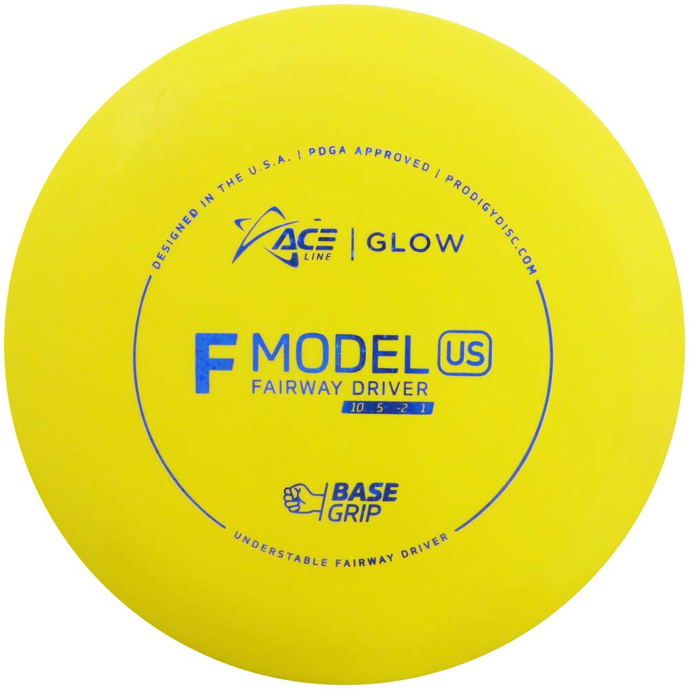 Prodigy Discs Ace Line Glow Base Grip F Model Us Fairway Driver Golf Disc [Colors May Vary] - 170-176G