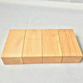 Ubersweet Yoga Bricks Beech High Density Yoga Dance Training Auxiliary Tool Wooden Bricks (Yellow)