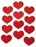 Novel Merk Red Heart Love Small Refrigerator Magnets Set for Teacher Decorations Party Favors & Carnival Prizes Miniature Design