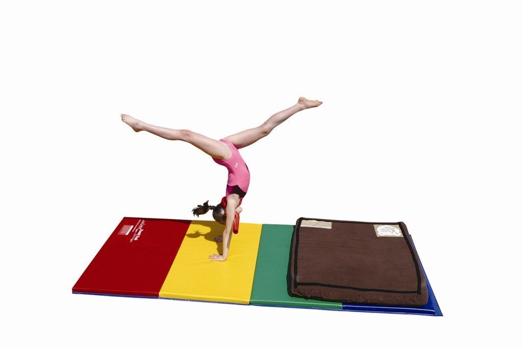 Tumbl Trak Gymnastics Open Shoulder Trainer, Padded 8 In X 26 In X 2''