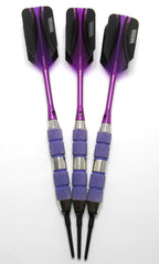 Puurfect Purple Soft Tip Darts For The Ladies - 16 Grams - With Upgrade Pack