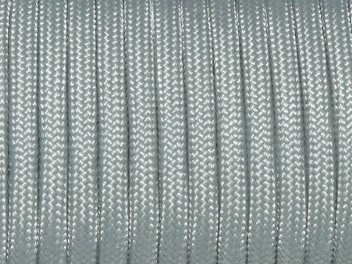 7 Strand Core 550Lb Paracord Parachute Cord Lanyard Mil Spec Type Iii-100Ft (Gray(61#))