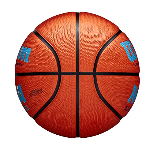 Wilson Ncaa Elevate Vtx Basketball - Size 6-28.5'', Orange/Blue