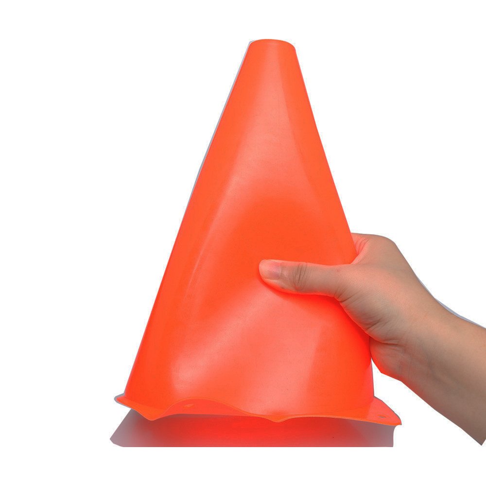Alyoen 9 Inch Traffic Cones, Plastic Sports Cones, Soccer Training Cones For Outdoor Activity & Festive Events (Sets Of 10/15/ 2
