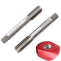 Olnverath Threaded HSS Tap Set, 9/16  -20 Bicycle Crank Repair HSS Left and Right Threaded Taps for Bicycle Crank Repair,Durab