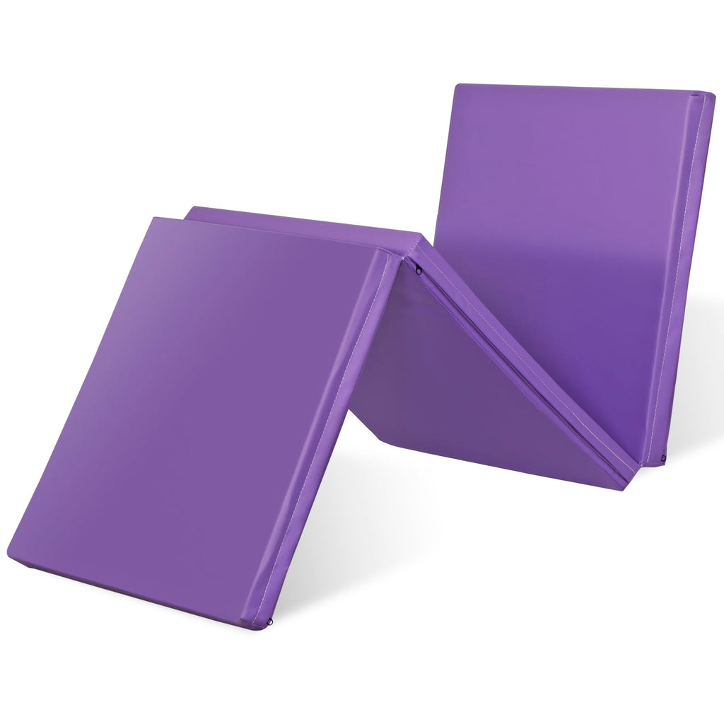 Bbbuy 6 X 2 Tri-Fold Portable Folding Exercise Gym Mat Extra Thick Foam Gymnastics Mat Aerobics Yoga Martial Arts Mma Stretching