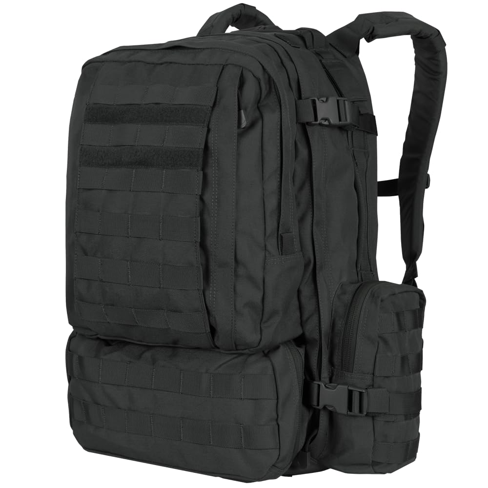 Condor 3 Day Assault Pack (Black, 3038-Cubic Inch)