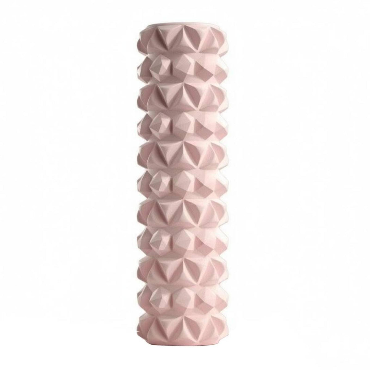 HEAVENGLOW EVA Hollow Foam Roller PVC Textured Foam Roller Massage Cylindrical, Pink
