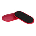 SNAPPSY 2Pcs Exercise Core Sliders Travel Abdominal Training Foot Balance Slide Pads red