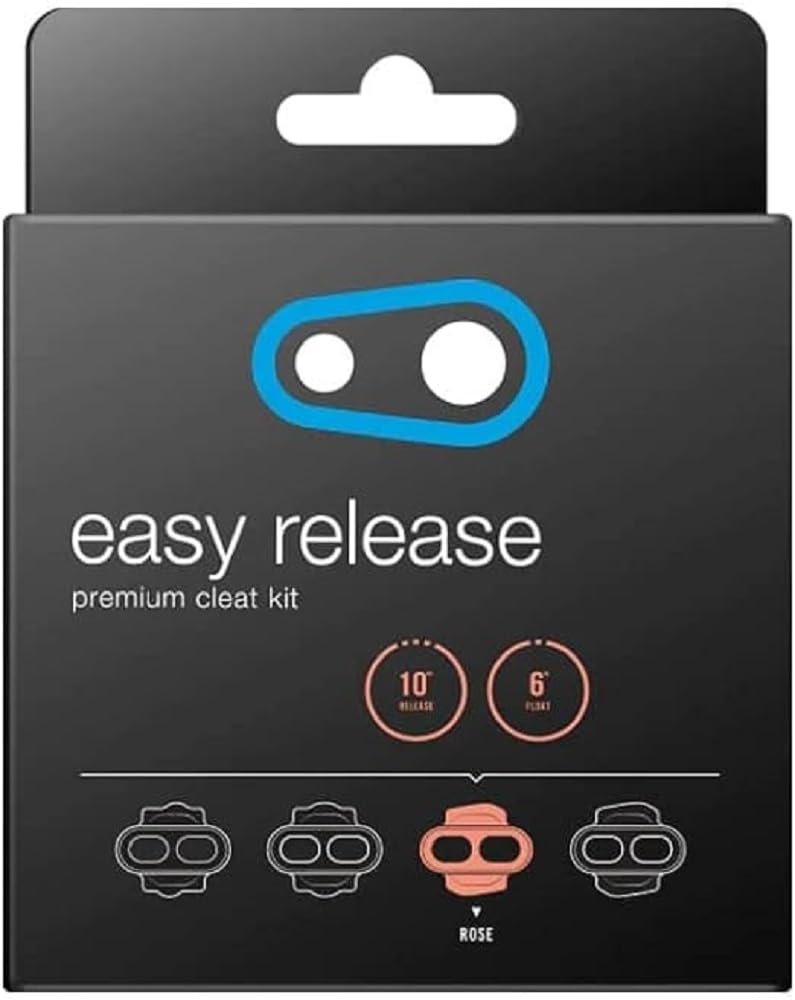 Pedal Cleat Easy Release 6 Degree Float Rose