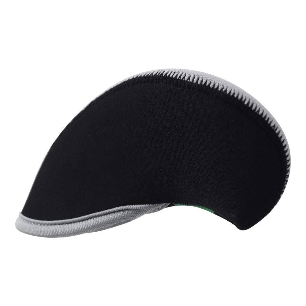 Craftsman Golf Black & Gray 11Pcs/Set (3,4,5,6,7,8,9,P,A,S,L Clover Neoprene Iron Headcover Set Covers Protector Case