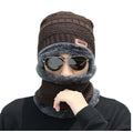 Brand Conquer Wool Beanie Cap & Muffler For Men & Women  Winter Woolen Cap With Neck Muffler  Soft Woolen Set (Brown, Free Siz
