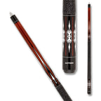 Action Exotic Billiards Pool Cue Stick - Cherry W/White Diamonds - 20Oz