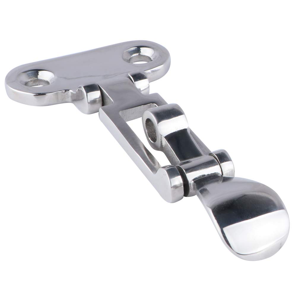 Marine 316 Stainless Steel Anti-Rattle Lockable Hatch,Hold Down Clamp Latch,Marine Hatch Locker (2 Pcs)
