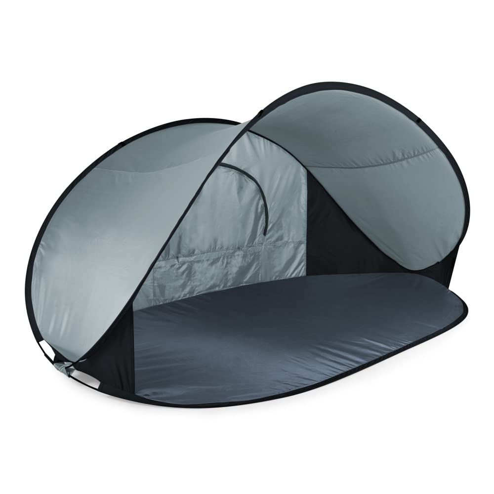 Picnic Time Ncaa Auburn Tigers Manta Portable Beach Tent - Pop Up Tent - Beach Sun Shelter Pop Up