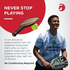 Gamma Sports Photon Indoor Pickleball Balls, Usapa Approved, Pickleball Accessories, Pack Of 03