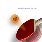 3 Star Ping Pong Balls Bulk Resilient Advanced Training 40+ Table Tennis Balls 100 Pack (Orange)