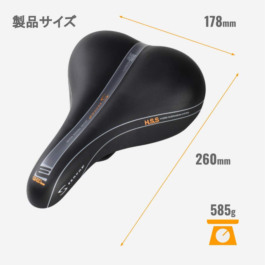 Serfas E-Gel Dual Density Women'S Bicycle Saddle