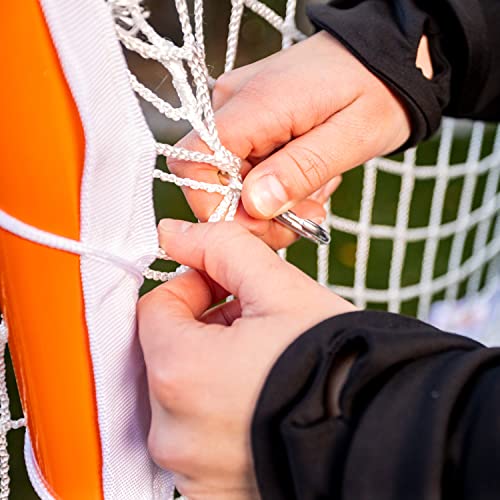 Franklin Sports Lacrosse Backstop Net - Lax Goal Extra Large Durable Net For Shooting Training + Practice - - 12' X 9'