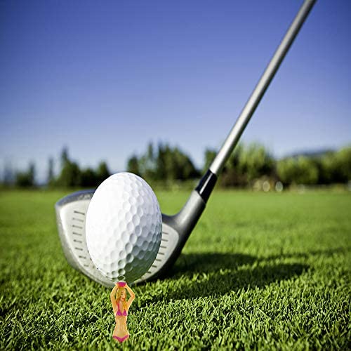 Kofull Colored Golf Tees, Golf Tee, 3 Inch Plastic Tee, Golf Practice Novelty Tees, White Elephant Stocking Stuffer Gifts For Hi