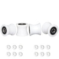 Total Trainer Rollers/Wheels Of 4 For Models Dlx, Dlx Ii, Dlx Iii, Adv Dlx, Pilates, Pilates Pro 2500, 3000, 4000,570, 2000 (Whi