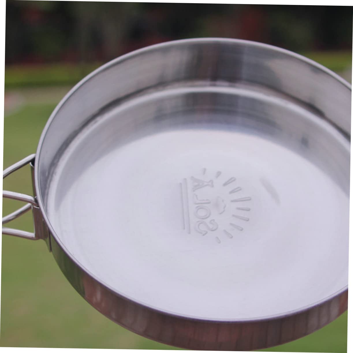 Vanzack Outdoor Pan Camping Cooking Pot Backpacking Cookware Outdoor Cookware Outdoor Cooking Pan Camp Cookware Pan Bbq Frying P