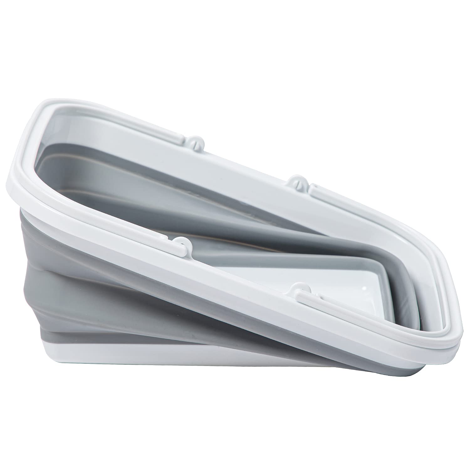 Autodeco 2 Pack Collapsible Sink With Handle Towel, 2.37 Gal / 9L Foldable Wash Basin For Washing Dishes, Camping, Hiking And Ho