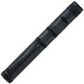 Action 34 Long Pool Cue Hard Carrying Case - Holds 2 Butts & 2 Shafts, Separate Molded Tubes, Large Zippered Accessory Pockets, 