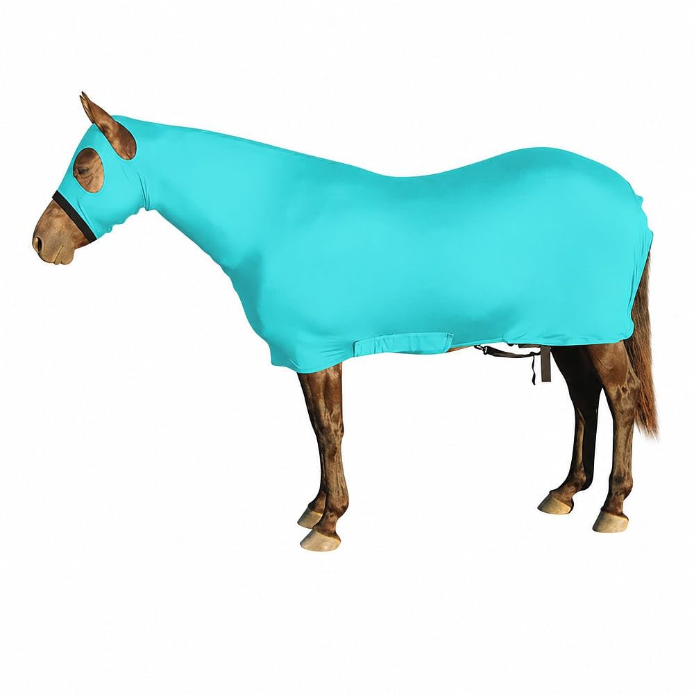 Sleazy Sleepwear for Horses X-Large Solid Full Body Teal