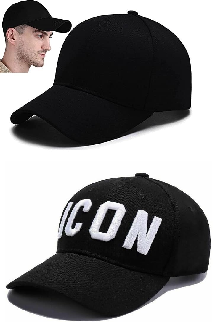 Selloria Brand Cotton Adjustable Unisex Cap Quick Drying Sun Hat Protection For Men And Women (Freesize) Baseball Caps Pack Of 2