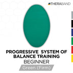 Theraband Stability Trainer Pad, Beginner Level Green Foam Pad, Balance Trainer & Wobble Cushion For Balance & Core Strengthenin