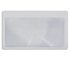 Fresnel Lens 4-Pack Credit Card Size Pocket Magnifier & Firestarter