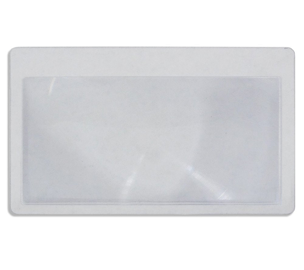 Fresnel Lens 4-Pack Credit Card Size Pocket Magnifier & Firestarter
